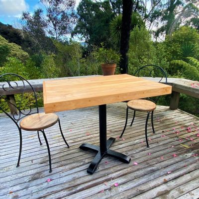 MACROCARPA CAFE TABLE: Pedestal Leg