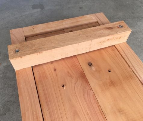 MACROCARPA PATIO PLANTER BOX: 375x610x1.0M