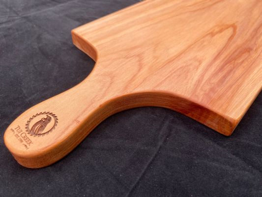 MACROCARPA CHEESE / SERVING BOARD: Medium clear