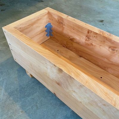 MACROCARPA PATIO PLANTER BOX: 375x330x1.0M