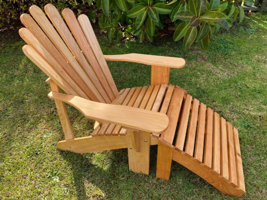 MACROCARPA CAPE COD / ADIRONDACK CHAIR: Fantail + Stool + Cover