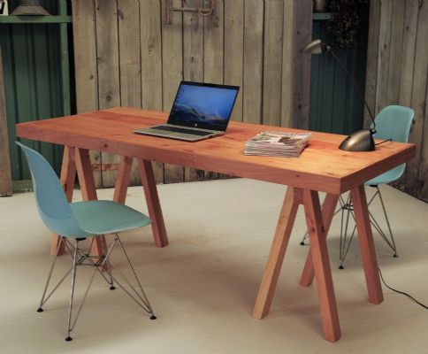 MACROCARPA DESK: 2.0M Trestle Leg