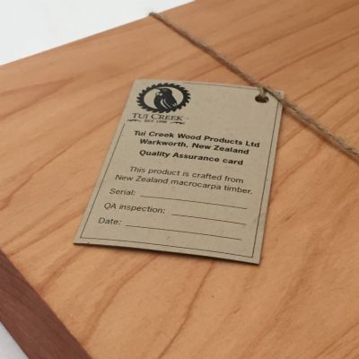 MACROCARPA DINING TABLE: 2.0M Trestle Leg
