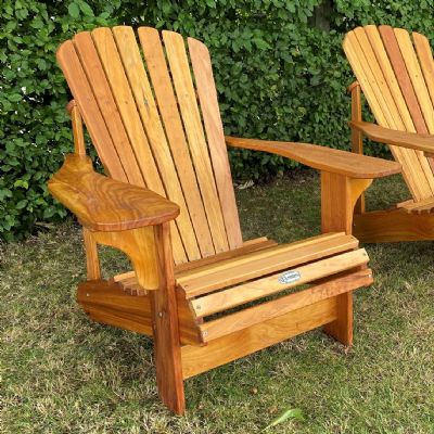 MACROCARPA CAPE COD / ADIRONDACK CHAIR: Round tail + Cover