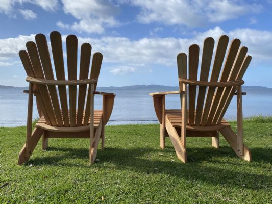 PINE CAPE COD / ADIRONDACK CHAIR: Fantail + Cover