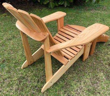 MACROCARPA CAPE COD / ADIRONDACK CHAIR: Round tail + Stool + Cover