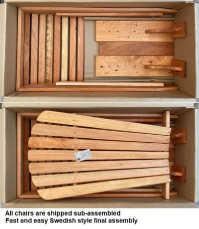 MACROCARPA CAPE COD / ADIRONDACK CHAIR: Round tail + Cover