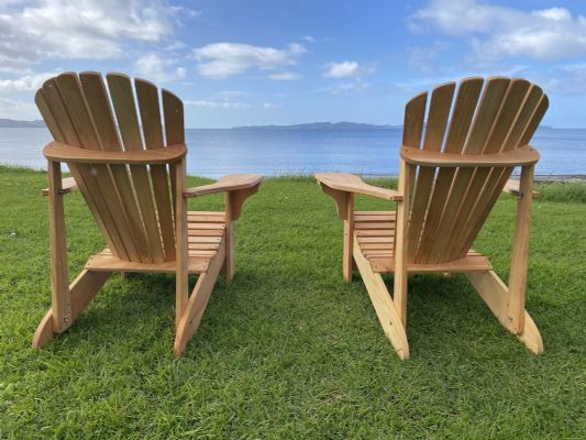 PINE CAPE COD / ADIRONDACK CHAIR: Round tail + Cover